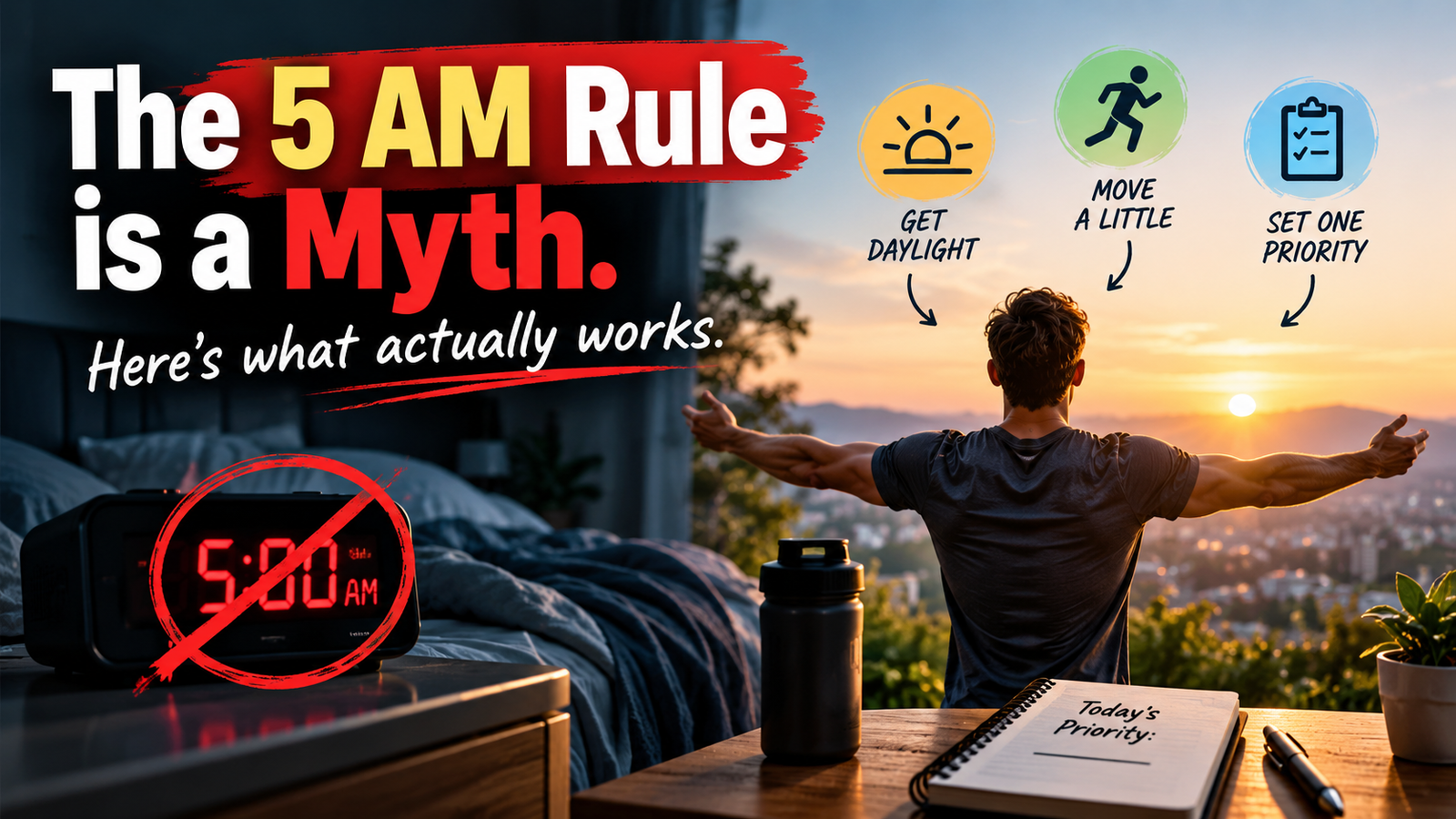 The 5 AM rule is a myth. Here's what actually works.