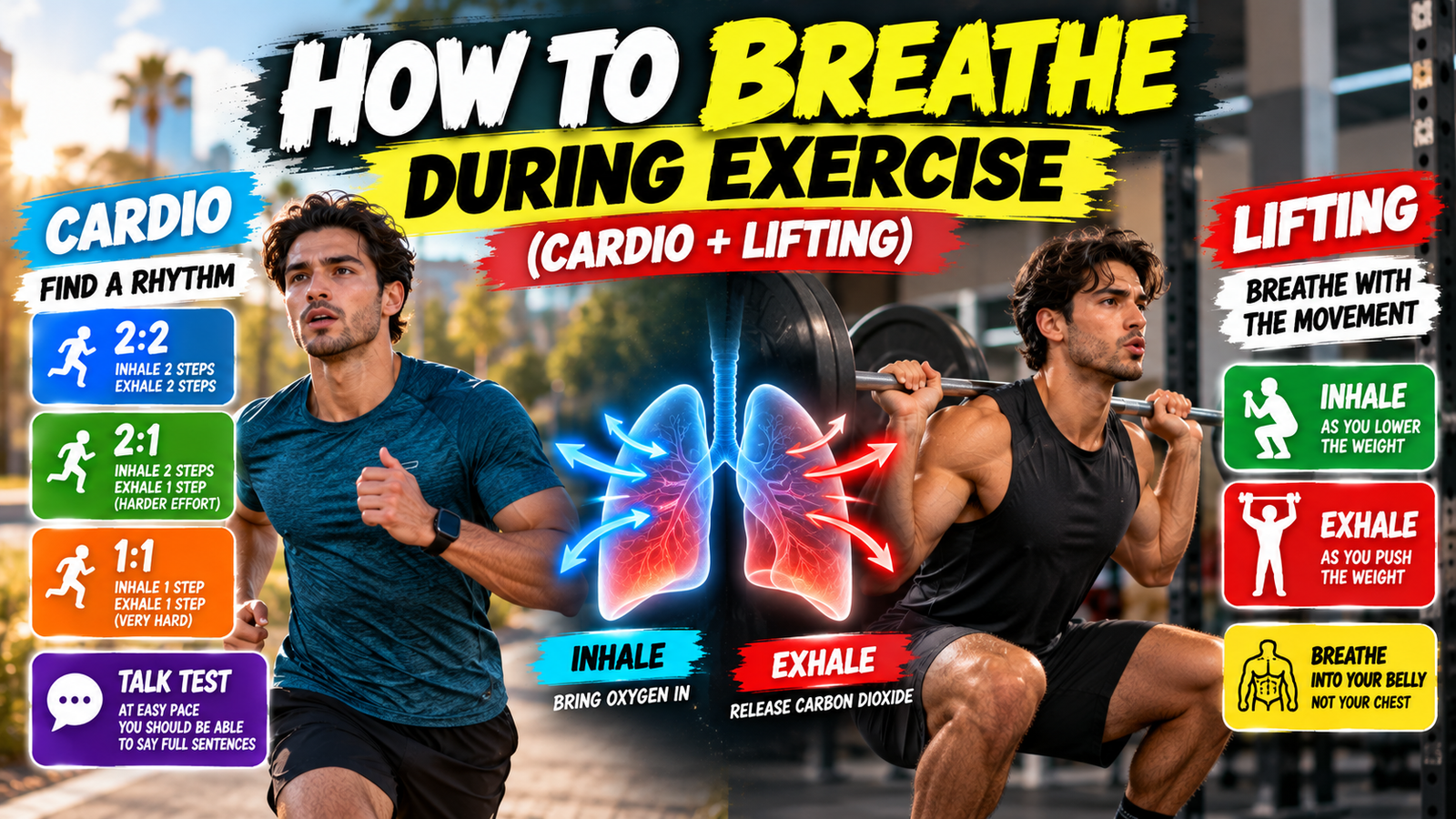 How to Breathe Properly When You Exercise